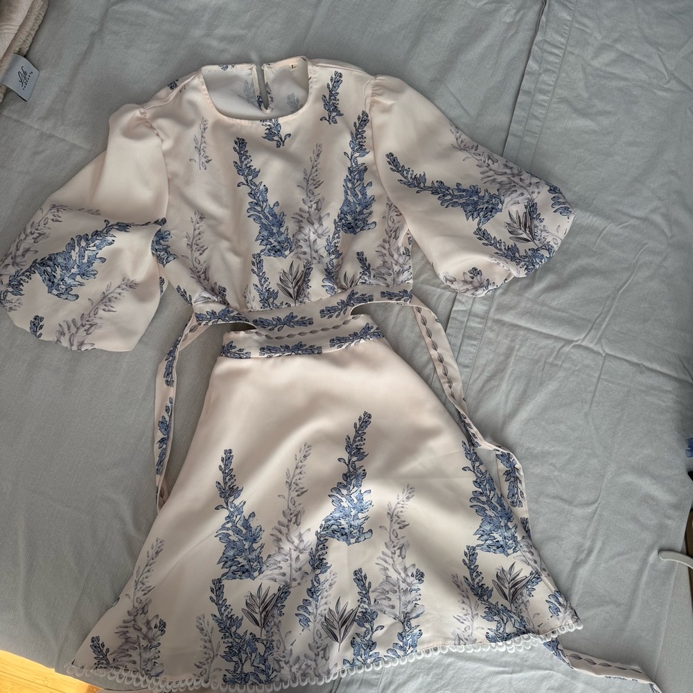 Lantern Sleeve Dress
